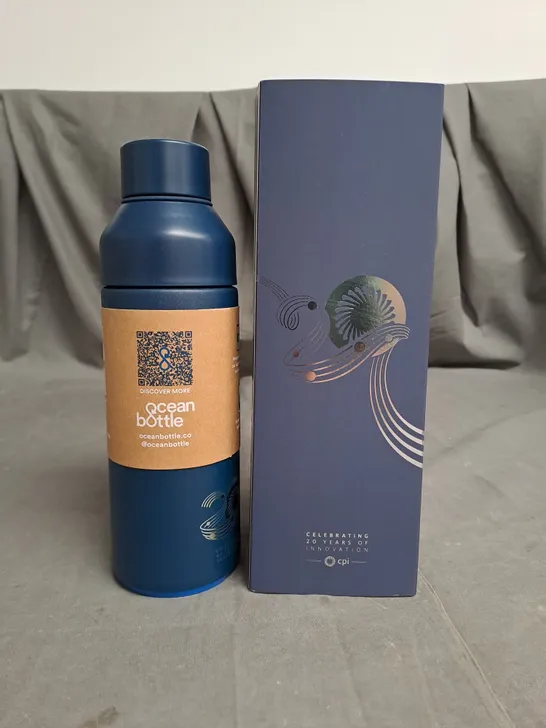 BOXED OCEAN BOTTLE - OCEAN BLUE 500ML