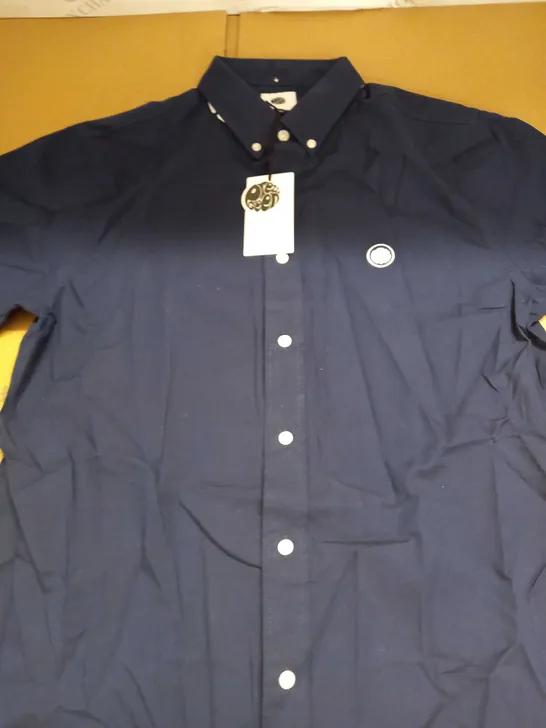 PRETTY GREEN OXFORD SHORT SLEEVE SHIRT SIZE M