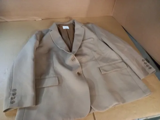 FRANKIE SHOP BROWN SUIT JACKET - SIZE UNSPECIFIED