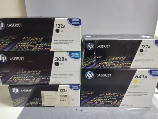 LOT OF 8 ASSORTED HP PRINT CARTRIDGES 