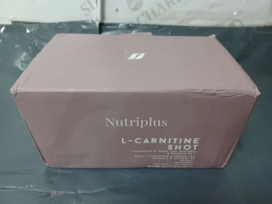 BOXED NUTRIPLUS L-CARNITINE SHOT (15x50ml)