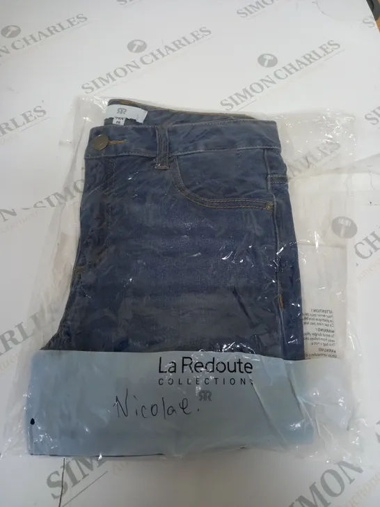 LA REDOUTE STONEWASHED DENIM JEANS BLUE SIZE 14A