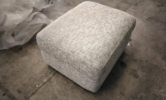 QUALITY BRITISH DESIGNED & MANUFACTURED G PLAN STORAGE FOOTSTOOL GREY FABRIC 