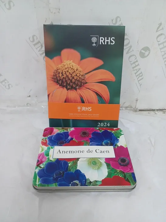 RHS FLOWER SHOW 2024 DIARY AND SEED COLLECTION SET