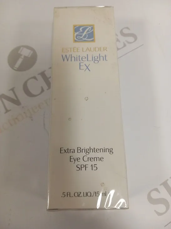 6 BOXED AND SEALED ESTEE LAUDER WHITE LIGHT EX EXTRA BRIGHTENING EYE CREME SPF 15 15ML