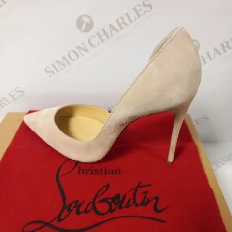 BOXED CHRISTIAN LOUBOUTIN PARIS IRIZA 100 VEAU VELOUORS SIZE 37