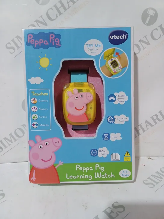 BOXED VTECH PEPPA PIG LEARNING WATCH