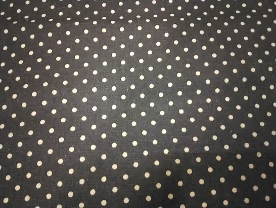 ROLL OF NAVY DOTTED LINEN 