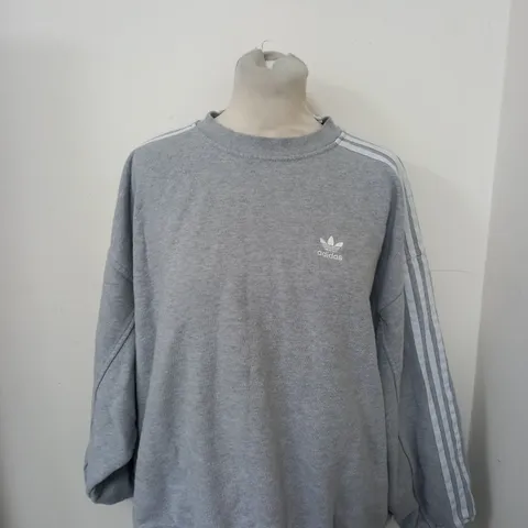 ADIDAS SWEATER IN GREY SIZE 12 