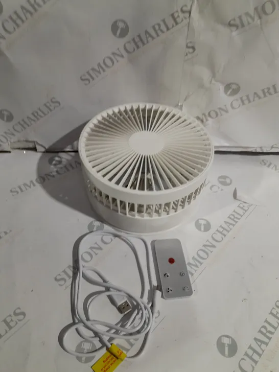 WHITE DESK FAN