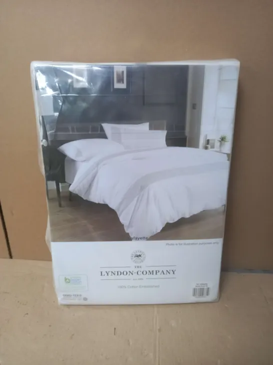 LYNDON COMPANY DOUBLE DUVET COVER 