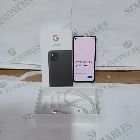 GOOGLE PIXEL 4A 128GB ANDROID SMART PHONE - JUST BLACK