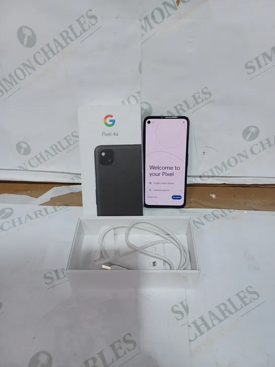 GOOGLE PIXEL 4A 128GB ANDROID SMART PHONE - JUST BLACK