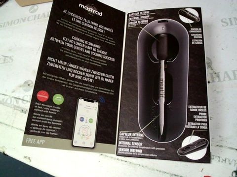 LOT OF 4 MASTRAD, MEAT IT SMART COOKING THERMOMETER