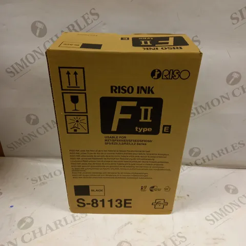 RISOGRAPH S-8113E INK ORIGINAL BLACK - 1000ML