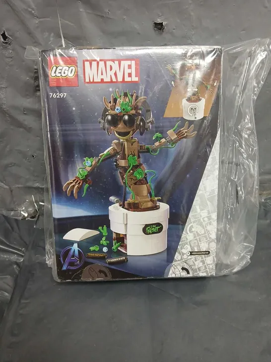 BOXED EGO MARVEL DANCING GROOT BUILDABLE TOY SET 76297 RRP £29.99