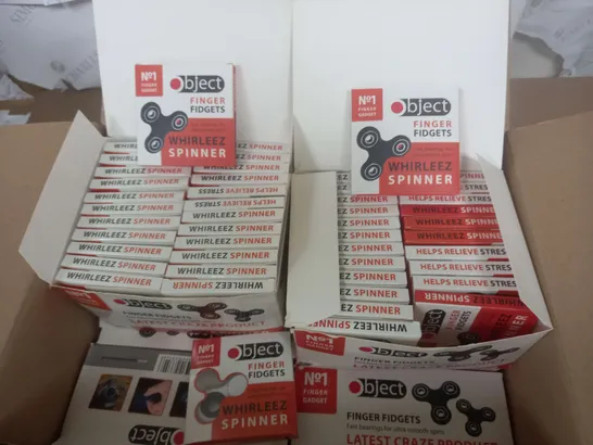 BOX OF APROX 100 OBJECT FIDGET SPINNERS 