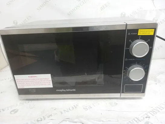 MORPHY RICHARDS 20L 800W STANDARD MICROWAVE