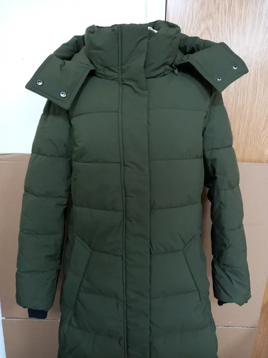 NVLT PUFFER COAT IN JUNIPER SIZE SMALL 