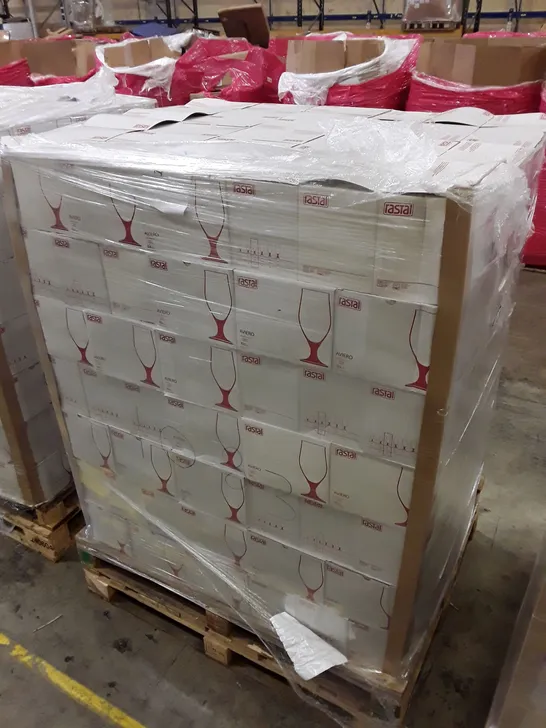 PALLET OF APPROXIMATELY 210 BOXES CONTAINING 6 RASTAL AVIERO 300ML GOBLETS