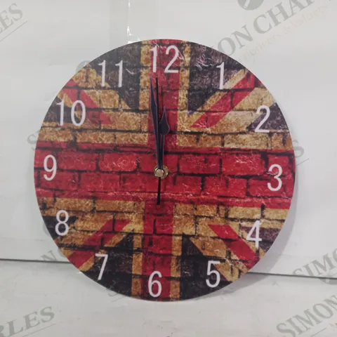 UNBRANDED DECORATIVE CLOCK IN UNION JACK FLAG DESIGN