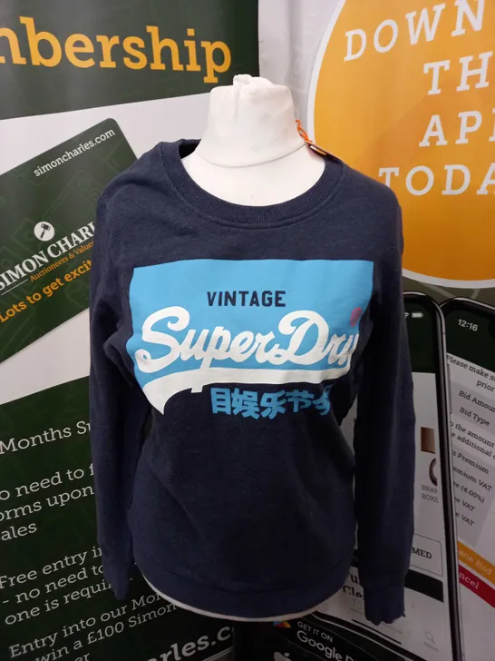 VINTAGE SUPERDRY SWEATSHIRT SIZE 14