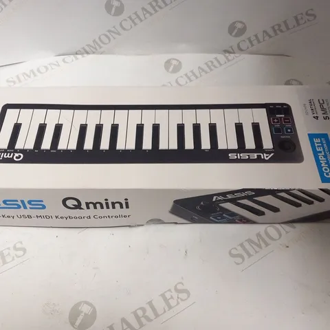 BOXED ALESIS Q MINI COMPACT 32-KEY USB-MIDI KEYBOARD CONTROLLER