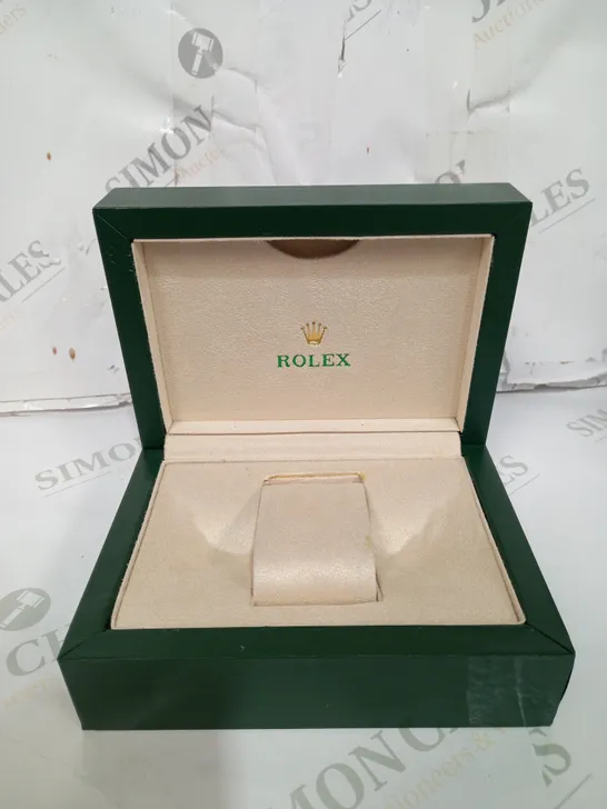 ROLEX BOX WATCH NOT INCLUDED 