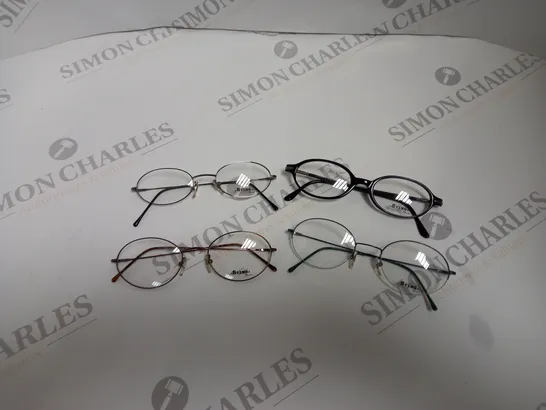 APPROXIMATELY 10 ASSORTED DE RIGO STING GLASSES TO INCLUDE MODELS 4316, 6118, 4317, 4343 ETC. 