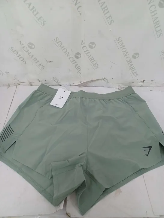 GYMSHARK APEX RUN 5 SHORTS - L