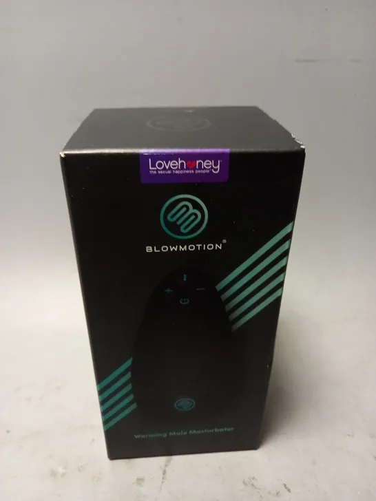 BOXED AND SEALED LOVEHONEY BLOWMOTION WARMING MALE MASTURBATOR