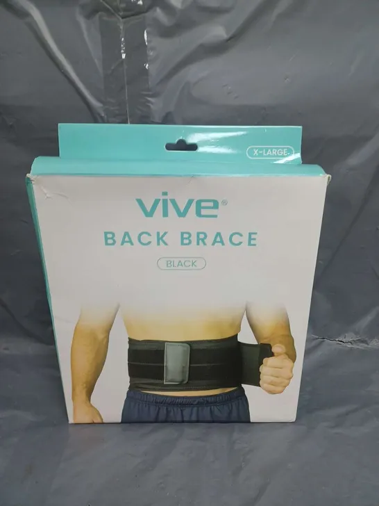 VIVE BACK BRACE BLACK X-LARGE