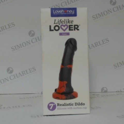 BOXED LOVE HONEY LIFELIKE LOVER LUXE 7" REALISTIC DILDO WITH SUCTION CUP
