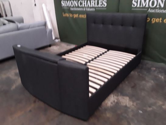 DESIGNER READY ASSEMBLED RIALTO 1.15M MANUAL MEDIA TV BED 