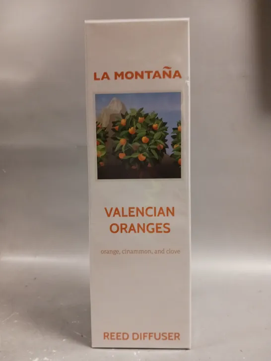 BOXED SEALED LA MONTANA VALENCIAN ORANGES REED DIFFUSER 