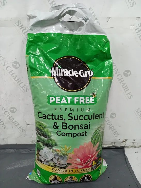 MIRACLE-GRO PEAT FREE CACTUS SUCCULENT & BONSAI COMPOST (10L)