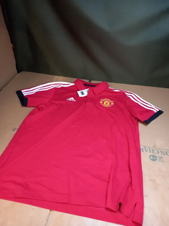 MANCHESTER UNITED POLO SHIRT SIZE M 