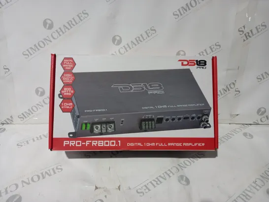 BOXED DS18 PRO-FR800.1 DIGITAL FULL RANGE AMPLIFIER 