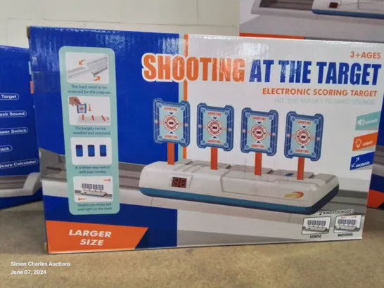 A BOX OF 5 BOXED SHOOTING AT THE TARGET ELECTRONIC SCORING TARGETS 