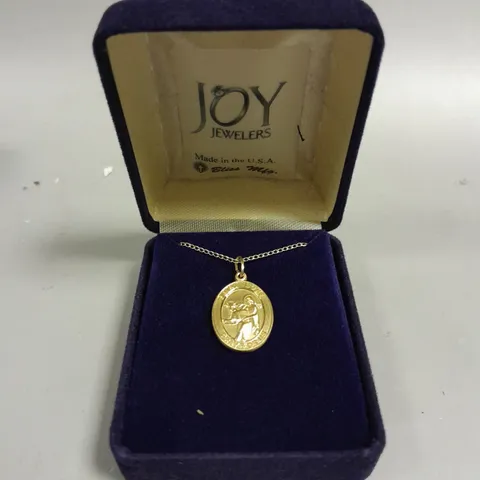 JOY JEWELLERS ST LUKE THE APOSTLE DOCTOR PENDANT NECKLACE 