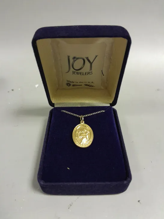 JOY JEWELLERS ST LUKE THE APOSTLE DOCTOR PENDANT NECKLACE 