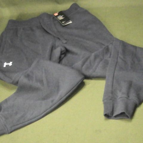 UNDER ARMOUR COTTON JOGGERS IN NAVY - S