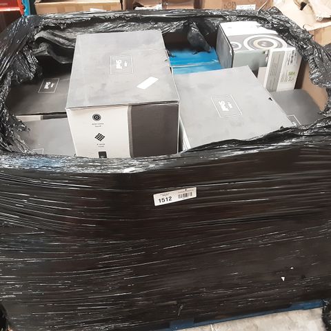 PALLET OF I-BOX MUSIC PLAYERS SUCH AS SHELF SPEAKERS AND TIMELESS TURNTABLES