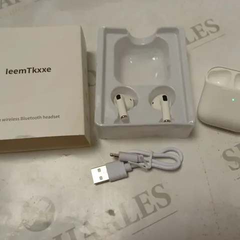 BOXED IEEMTKXXE TRUE WIRELESS BLUETOOTH HEADSET - WHITE