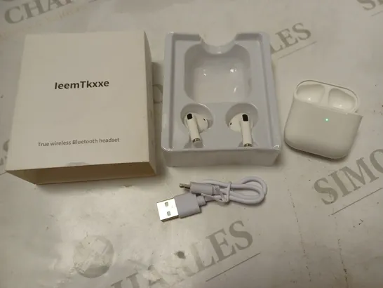 BOXED IEEMTKXXE TRUE WIRELESS BLUETOOTH HEADSET - WHITE