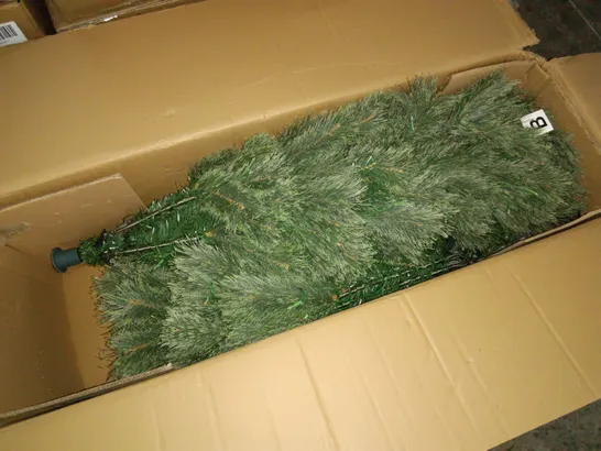 BOXED 7.5FT PRE-LIT SLIM CASHMERE CHRISTMAS TREE 