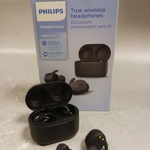 BOXED PHILIPS 3000 SERIES TRUE WIRELESS EARPHONES 