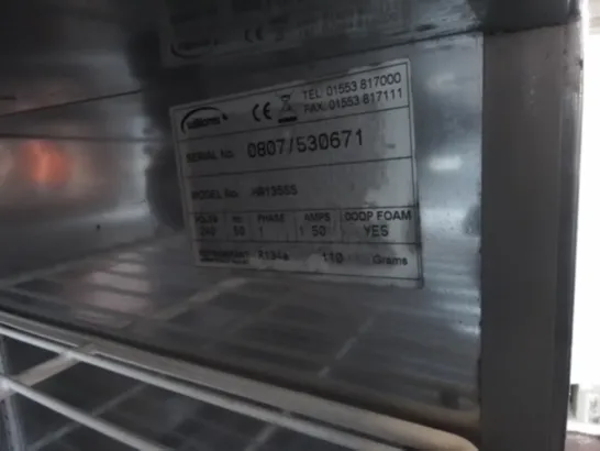 WILLIAMS HA135SS UNDER COUNTER COMMERCIAL FRIDGE