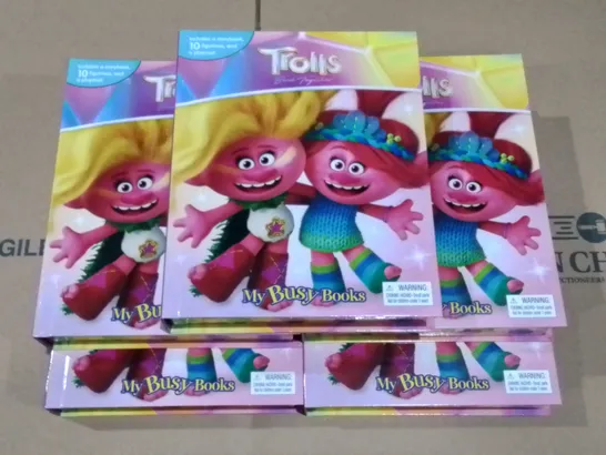 LOT OF 5 BRAND NEW TROLL MY BUSY BOOKS