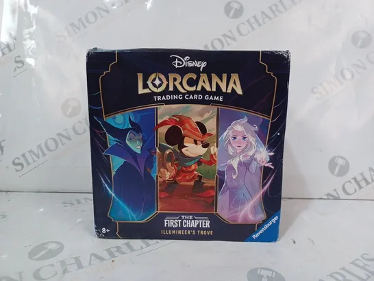 BOXED RAVENSBURGER DISNEY LORCANA TRADING CARD GAME - THE FIRST CHAPTER ILLUMINEER'S TROVE